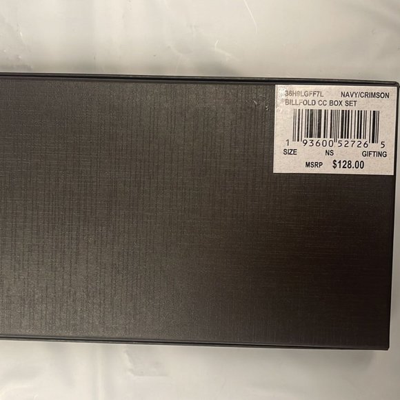 MICHAEL KORS MEN'S TALL CARD HOLDER WALLET SLIM BILLFORD LEATHER 36H9LGFF7L - Picture 8 of 9